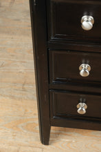 Load image into Gallery viewer, Carlyle Nightstand – B371-93 – Contemporary 3-Drawer, Almost Black Finish
