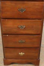 Load image into Gallery viewer, Carolina Furniture Cherry Lingerie Chest Tall Narrow Chest of Drawers
