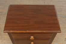 Load image into Gallery viewer, Oakcraft Solid Cherry Two Drawer Nightstand End Table
