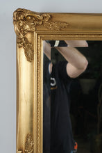 Load image into Gallery viewer, Large Rococo Style Gold Gilt Ornate Wall Mirror, French Revival
