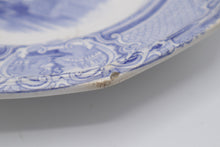 Load image into Gallery viewer, Antique J Holland Carrara Blue Transferware Plates Set 6 England 9 Inch
