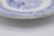 Load image into Gallery viewer, Antique J Holland Carrara Blue Transferware Plates Set 6 England 9 Inch
