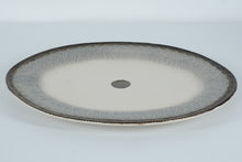Load image into Gallery viewer, Fitz &amp; Floyd “Carrington” Large Oval Serving Platter – Embossed Leaf Border – 17.5" x 13"

