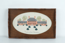Load image into Gallery viewer, Carter’s Grove Plantation Needlepoint Serving Tray
