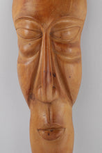 Load image into Gallery viewer, Carved African Wall Hanging Mask
