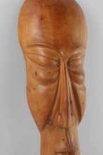 Load image into Gallery viewer, Carved African Wall Hanging Mask
