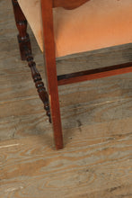 Load image into Gallery viewer, Antique Carved Baroque Revival Side Chair with Upholstered Seat

