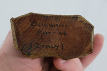 Load image into Gallery viewer, WWII-Era Hand-Carved Wooden Ibex Figurine – “Bolzano, Italy – May 1945” Souvenir

