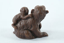 Load image into Gallery viewer, Carved Monkey with Infant
