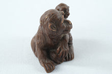 Load image into Gallery viewer, Carved Monkey with Infant
