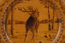 Load image into Gallery viewer, Carved Red Deer Plate - Black Forest
