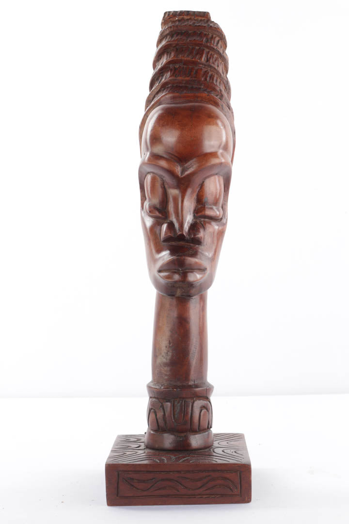 Carved Wooden African Sculpture - Tribal Art