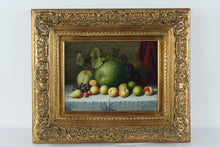 Load image into Gallery viewer, R Caspers Still Life Fruit Framed Textured Print 26 x 22 Gold Frame
