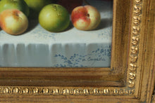 Load image into Gallery viewer, R Caspers Still Life Fruit Framed Textured Print 26 x 22 Gold Frame
