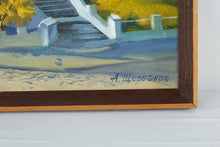 Load image into Gallery viewer, Original Oil Painting St Andrews Church Kyiv Ukraine Signed Framed Canvas
