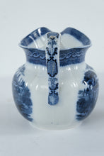 Load image into Gallery viewer, Cauldon England Byzantium Blue Transferware Pitcher Ironstone Jug
