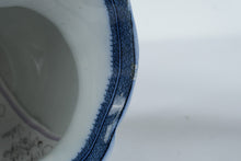 Load image into Gallery viewer, Cauldon England Byzantium Blue Transferware Pitcher Ironstone Jug
