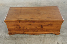 Load image into Gallery viewer, Solid Cedar Blanket Chest with Lock and Side Handles
