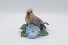Load image into Gallery viewer, Lenox Cedar Waxwing Fine Porcelain Bird Figurine Morning Glory Certificate
