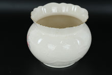 Load image into Gallery viewer, Donegal Parian China Floral Vase • Scalloped Rim • Ireland • 6" Round x 4.5" Tall
