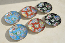 Load image into Gallery viewer, Vintage Chadwick Japan Set 6 Floral Porcelain Trinket Butter Dishes
