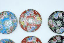 Load image into Gallery viewer, Vintage Chadwick Japan Set 6 Floral Porcelain Trinket Butter Dishes
