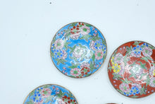 Load image into Gallery viewer, Vintage Chadwick Japan Set 6 Floral Porcelain Trinket Butter Dishes
