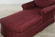 Load image into Gallery viewer, Park Place Furniture Burgundy Upholstered Chaise Lounge

