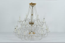 Load image into Gallery viewer, The Cavendish Manor Crystal Chandelier – 12-Light – 30&quot; Round x 26.5&quot; Tall
