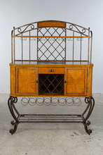 Load image into Gallery viewer, Ashley Furniture Bridson Collection Wood and Metal Wine Server Buffet
