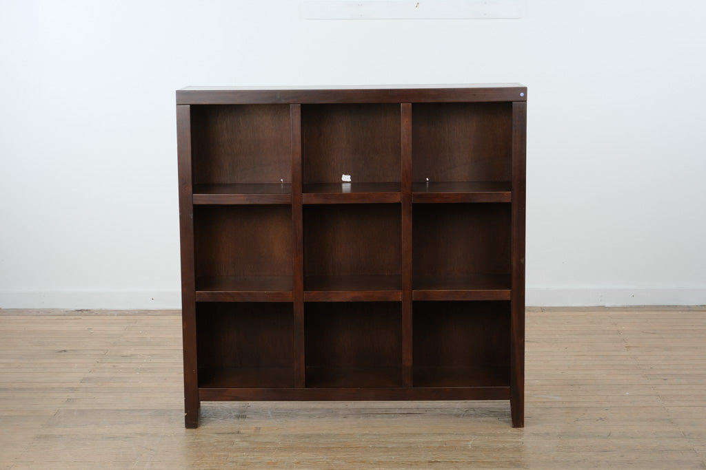 Cherry 9-Cube Bookcase – Versatile Storage & Display