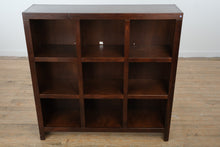Load image into Gallery viewer, Cherry 9-Cube Bookcase – Versatile Storage &amp; Display

