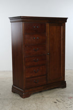 Load image into Gallery viewer, Broyhill Hamlett Cherry Chifforobe Wardrobe Chest with Drawers
