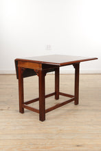 Load image into Gallery viewer, Cherry Chippendale Pembroke Side Table
