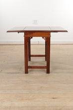 Load image into Gallery viewer, Cherry Chippendale Pembroke Side Table
