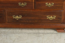 Load image into Gallery viewer, Traditional Solid Wood 11-Drawer Dresser with Brass Hardware
