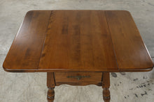 Load image into Gallery viewer, Pair of Solid Cherry Drop-Leaf End Tables with Drawers
