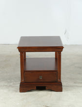Load image into Gallery viewer, Cherry One Drawer End Table with Open Shelf
