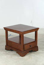 Load image into Gallery viewer, Cherry One Drawer End Table with Open Shelf
