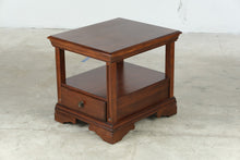 Load image into Gallery viewer, Cherry One Drawer End Table with Open Shelf
