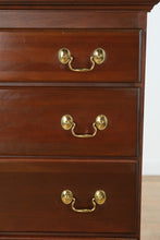 Load image into Gallery viewer, Solid Cherry Tall Chest with Polished Brass Hardware
