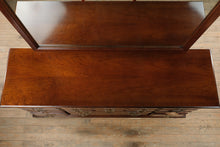 Load image into Gallery viewer, Cherry Chippendale Triple Dresser with Mirror – American Drew
