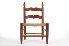 Load image into Gallery viewer, Child&#39;s Ladder Back Chair with Rush Seat
