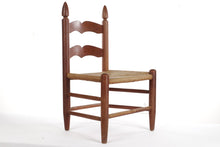 Load image into Gallery viewer, Child&#39;s Ladder Back Chair with Rush Seat
