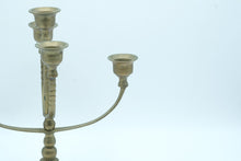Load image into Gallery viewer, Vintage Chinese Brass 5 Light Candelabra Adjustable Arm Candle Holder
