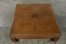 Load image into Gallery viewer, Vintage Asian Chinoiserie Burl Wood Square Coffee Table 40 Inch

