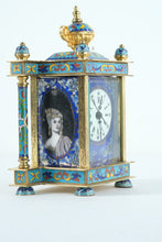 Load image into Gallery viewer, Chinese Cloisonne Mantle Clock
