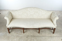 Load image into Gallery viewer, Traditional Camelback Upholstered Sofa with Rolled Arms
