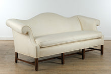 Load image into Gallery viewer, Neutral Chippendale Camelback Sofa – 84” Wide
