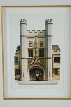 Load image into Gallery viewer, Jan Fraser Christs College Cambridge The Great Gate Limited Edition Print 17 of 500
